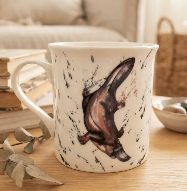 Meg Hawkins Platypus New Bone China Mug