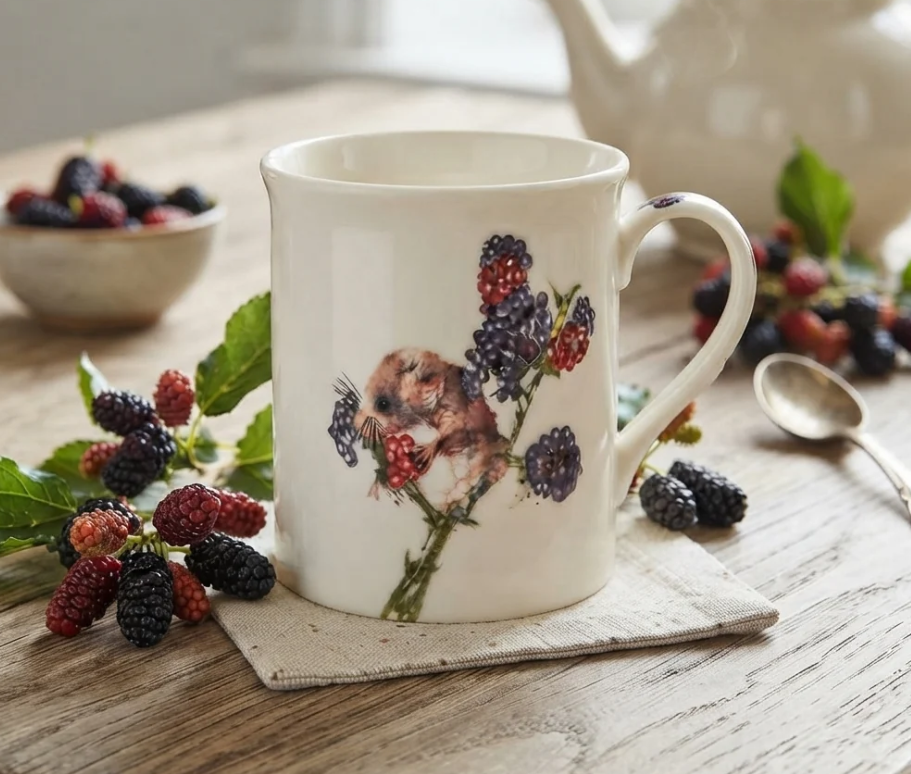 Meg Hawkins Field Mouse New Bone China Mug