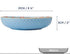 Mikasa Coupe Pasta Dinner Bowl 21cm - Indigo Chevron Bowls The Cooks Kitchen 
