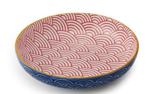 Mikasa Coupe Pasta Dinner Bowl 21cm - Blue Arc Bowls The Cooks Kitchen 