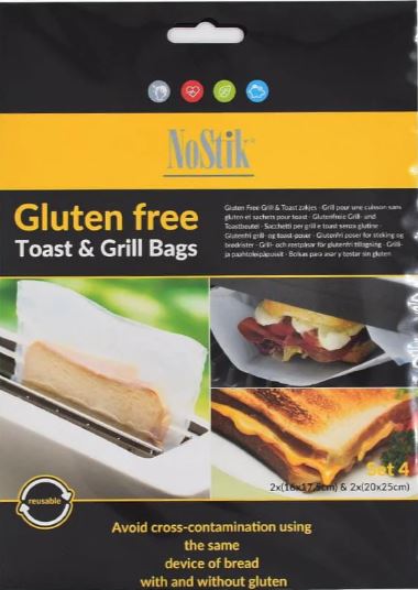 Nostik Gluten-free Grill & Toast Bag Set Of 4