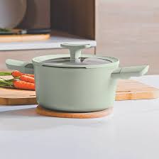 Berghoff Covered Stockpot Balance Sage 24x14cm