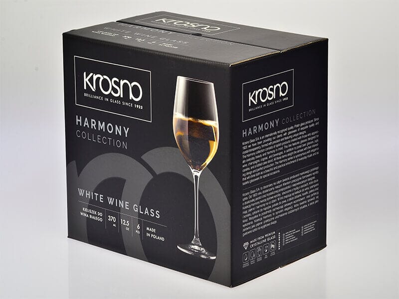 Krosno Harmony Wine Glass 370ml 6pc Glassware The Cooks Kitchen Mandurah 