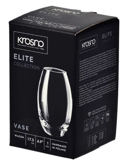 Krosno Elite Vase 17.5cm
