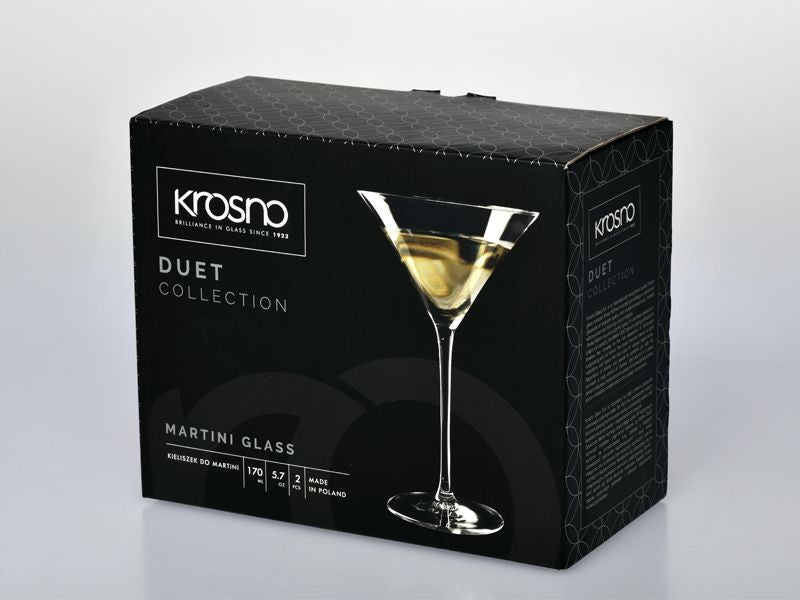 Krosno Duet Martini Glass 170ml Set Of 2