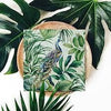 Paw Luncheon Napkin 33cm - Peacock