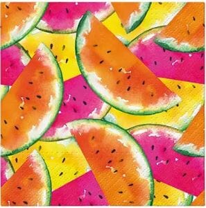 Paw Lunch Napkins - Juicy Watermelons Napkins The Cooks Kitchen 