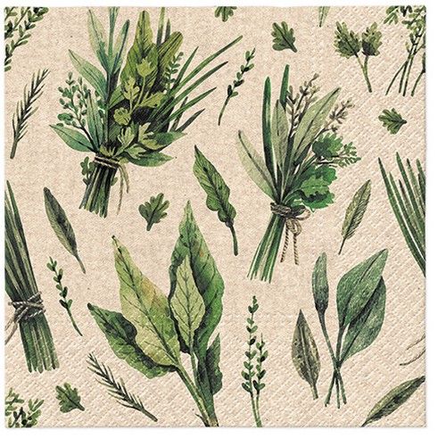 Paw Napkins 33cm We Care Herbal Picking