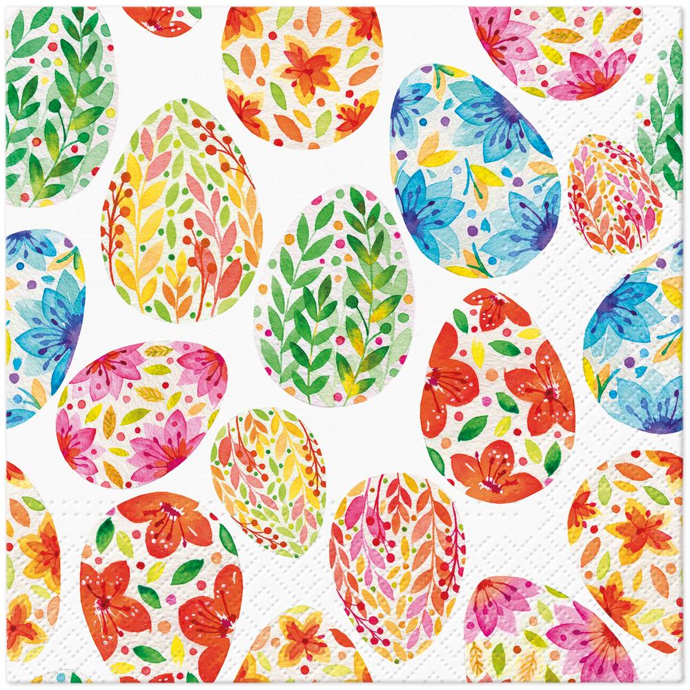 Paw Napkins 33cm Watercolour Eggs