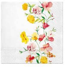 Paw Lunch Napkins 33cm Delicate Flowers Napkins The Cooks Kitchen 