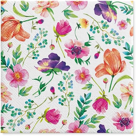 Paw Napkins 33cm - Flower Arrangement