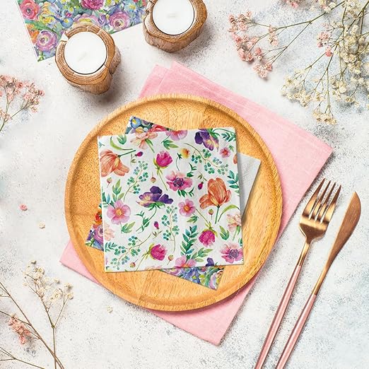 Paw Napkins 33cm - Flower Arrangement