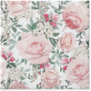 Paw Lunch Napkin 33cm Roses Glory Cream