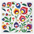 Paw Lunch Napkins 33cm Polish Folk