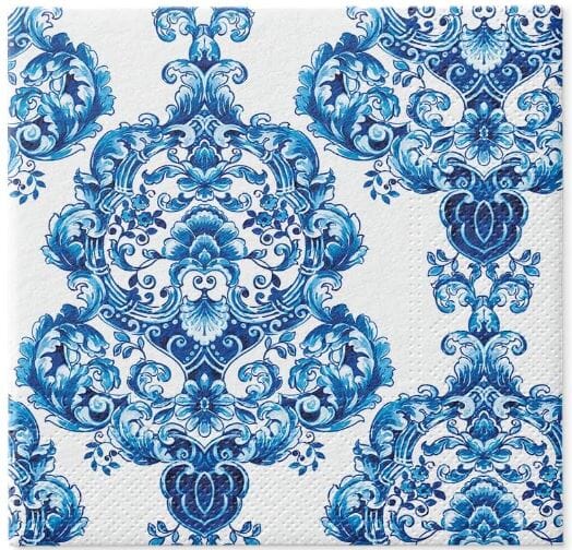 Paw Lunch Napkins 33cm Porcelain Ornament Table Cloths & Napkins The Cooks Kitchen 