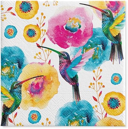 Paw Napkins 33cm Hummingbird