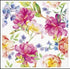 Paw Lunch Napkin 33cm Orchid With Peony Table Cloths & Napkins The Cooks Kitchen 