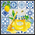 Paw Lunch Napkins 33cm Citrus And Honey