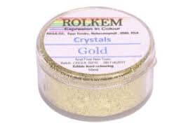 Rolkem Crystals Gold Edible Decorations The Cooks Kitchen Mandurah 