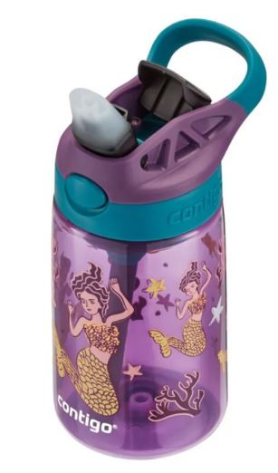 Contigo Kids Water Bottle With Autospout Mermaids 414ml