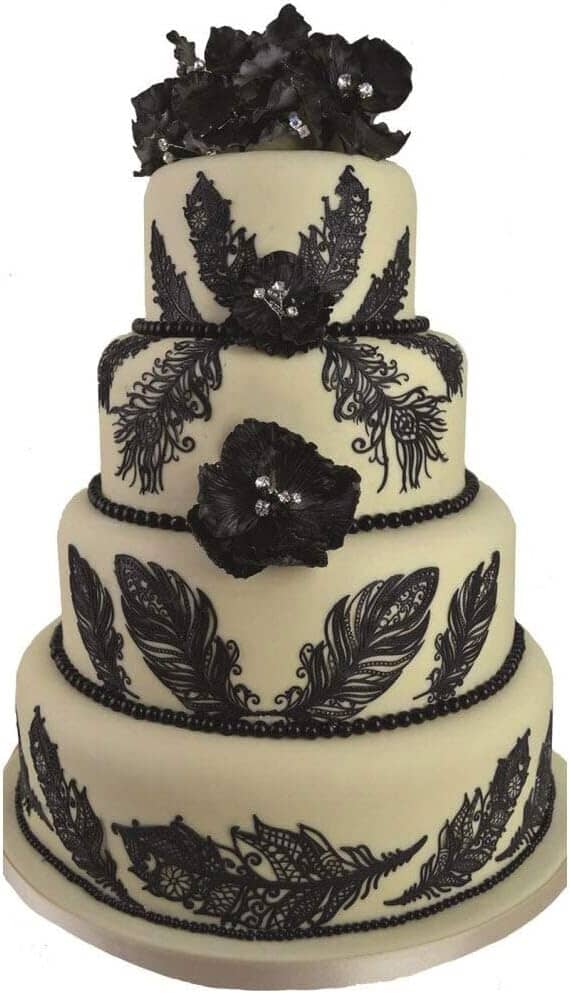Claire Bowman Cake Lace Mat Feathers The Cooks Kitchen 