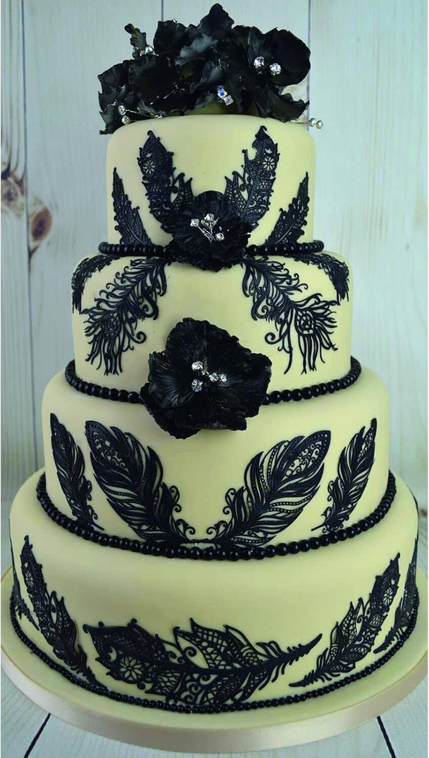 Claire Bowman Cake Lace Mat Feathers The Cooks Kitchen 