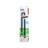Kikkerland Old & Wise Pen Set Of 2, Black Brown