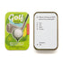 Kikkerland Golf Trivia Game, Tin Of Cards