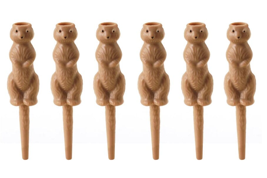 Kikkerland Design Golf-pher The Gopher Golf Tees, Set Of 6 Novelty Gifts The Cooks Kitchen 
