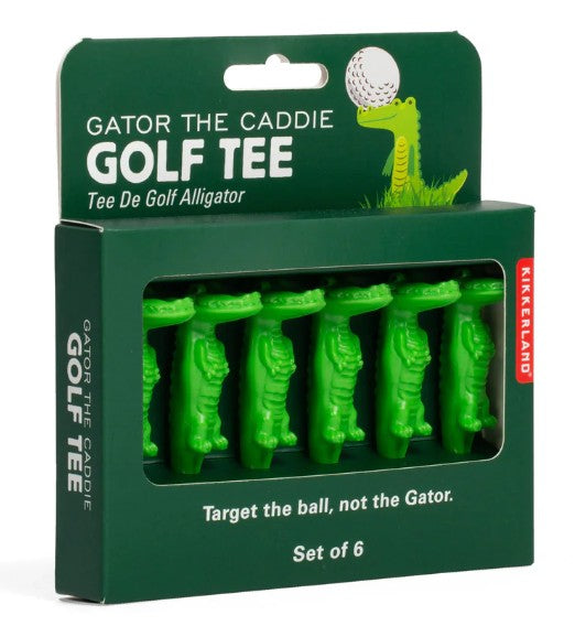 Kikkerland Gator Golf Tees Set Of 6