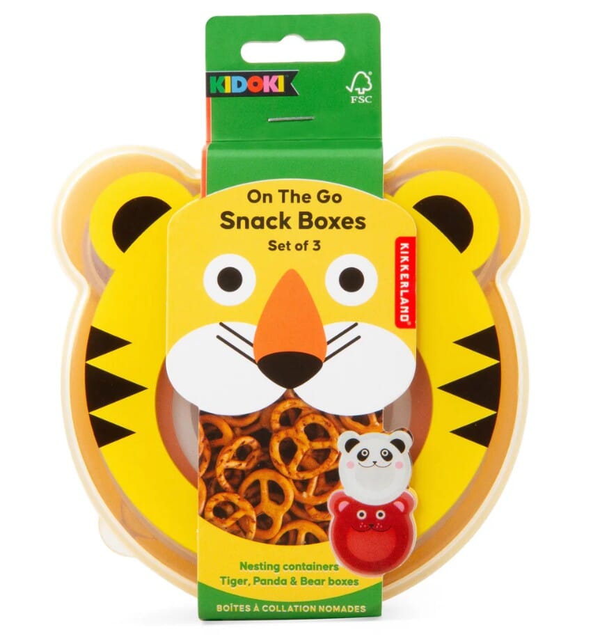 Kidoki On The Go Snack Boxes - Set Of 3 Sandwich & Snack Bags The Cooks Kitchen 