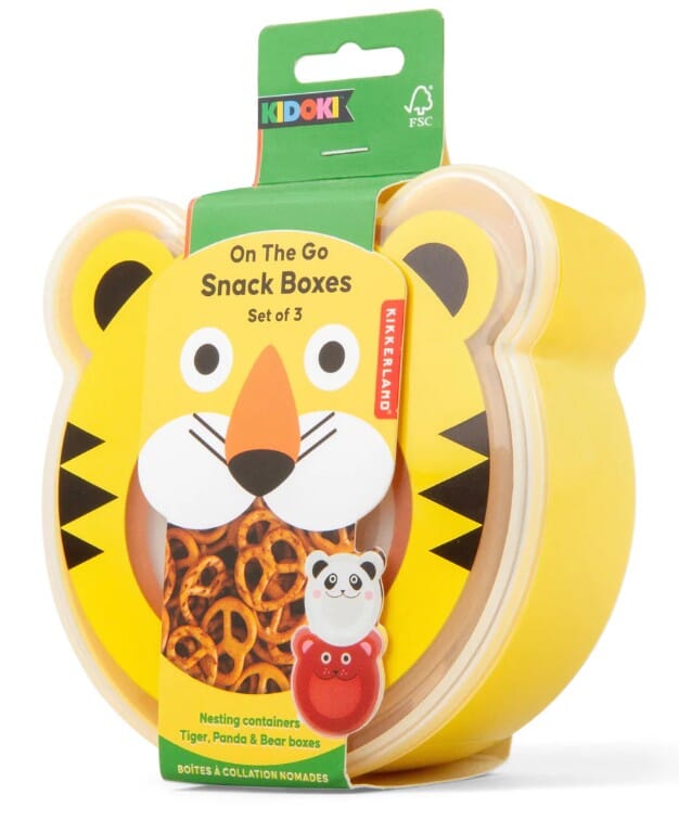 Kidoki On The Go Snack Boxes - Set Of 3 Sandwich & Snack Bags The Cooks Kitchen 