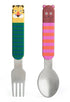 Kikkerland Munch Mates 2pc Cutlery