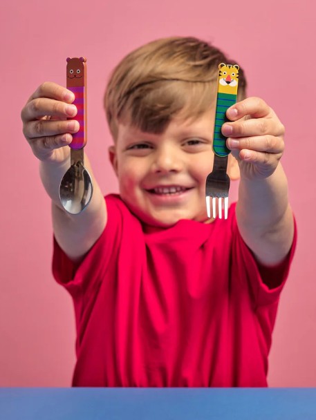 Kikkerland Munch Mates 2pc Cutlery