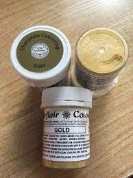 Sugarflair Gold Edible Chocolate Paint 35g