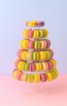 6 Tier Round Macaron Stand