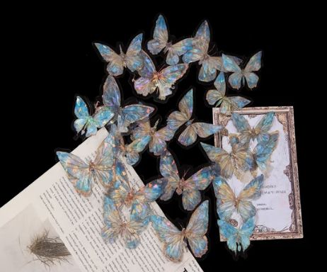 Iconic Cake Art Crystal Blue Butterfly Topper Cake Toppers The Cooks Kitchen 