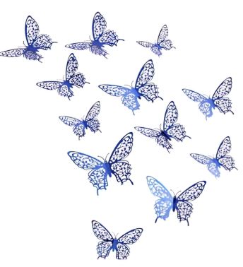 Iconic Cake Art Royal Blue Butterfly Topper Cake Toppers The Cooks Kitchen 