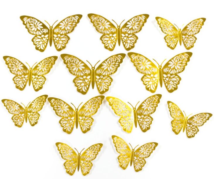Iconic Cake Art Gold Butterfly Topper Cake Toppers The Cooks Kitchen 
