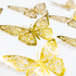 Iconic Cake Art Gold Butterfly Topper