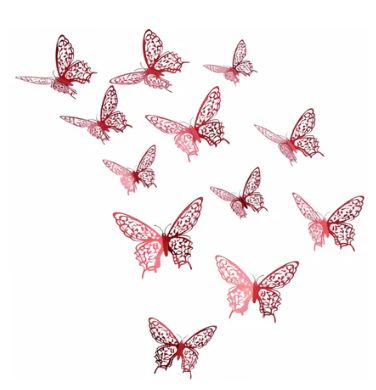 Iconic Cake Art Red Butterfly Topper Cake Toppers The Cooks Kitchen 