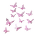 Iconic Cake Art Metallic Pink Butterfly Topper