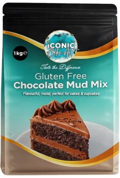 Bakels - Iconic Cake Art Gluten Free Chocolate Mud Mix 1kg Cake Mixes The Cooks Kitchen 