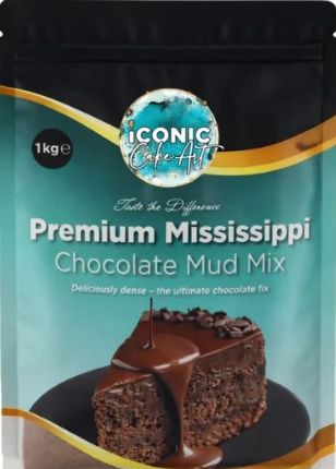 Bakels - Iconic Cake Art Mississippi Chocolate Mud Mix 1kg - Premium Cake Mixes The Cooks Kitchen 