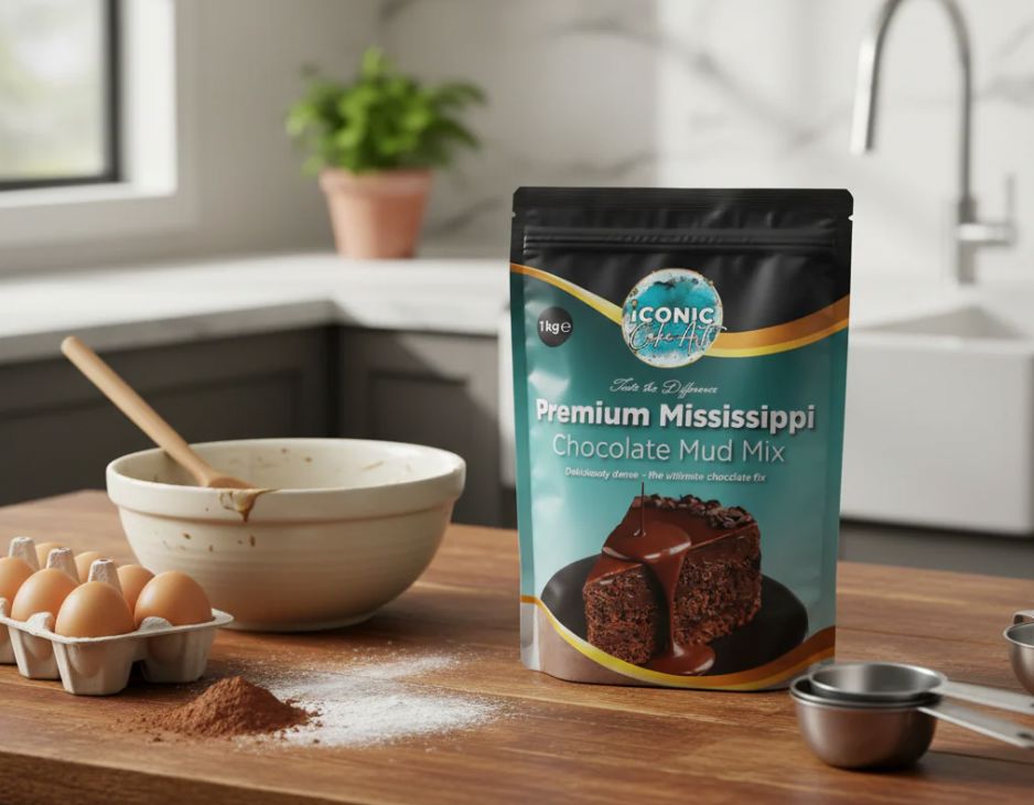 Bakels - Iconic Cake Art Mississippi Chocolate Mud Mix 1kg - Premium Cake Mixes The Cooks Kitchen 