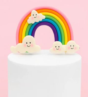 Iconic Cake Art Rainbow Cloud Topper Cake Toppers The Cooks Kitchen 