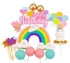 Iconic Cake Art Unicorn Rainbow Cake Topper Set Cake Toppers The Cooks Kitchen 