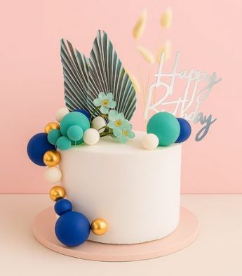 Iconic Cake Art Blue Ocean Cake Topper Set Cake Toppers The Cooks Kitchen 