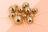 Iconic Cake Art Rose Gold Disco Ball Topper Set 12pc Cake Toppers The Cooks Kitchen 