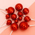 Iconic Cake Art Red Disco Balls 12pc Cake Toppers The Cooks Kitchen 